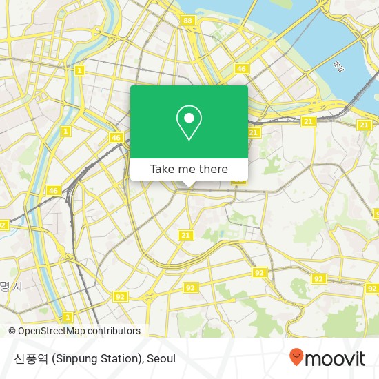 신풍역 (Sinpung Station) map