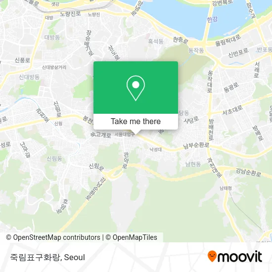 죽림표구화랑 map