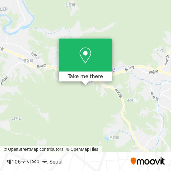 제106군사우체국 map