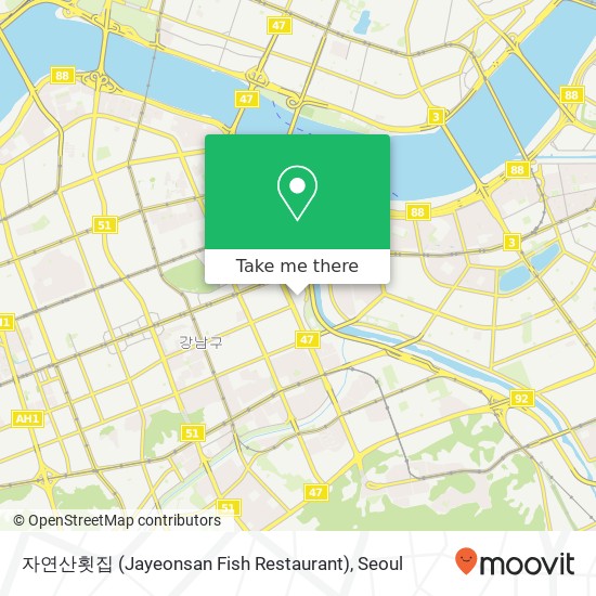 자연산횟집 (Jayeonsan Fish Restaurant) map