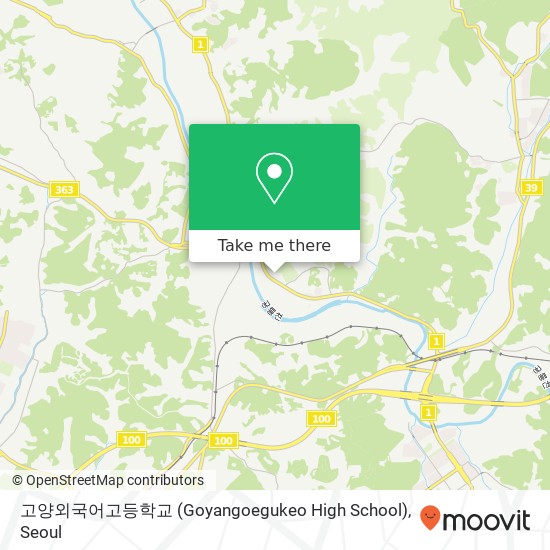 고양외국어고등학교 (Goyangoegukeo High School) map