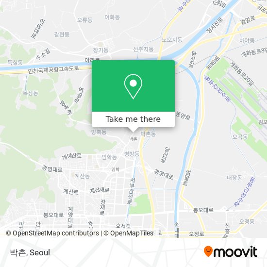 박촌 map