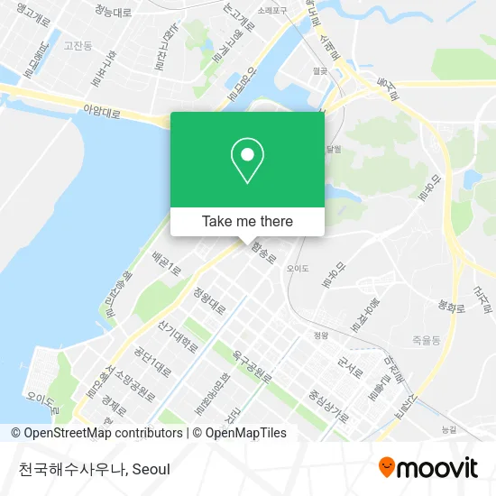 천국해수사우나 map