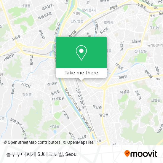 놀부부대찌게 SJ테크노빌 map