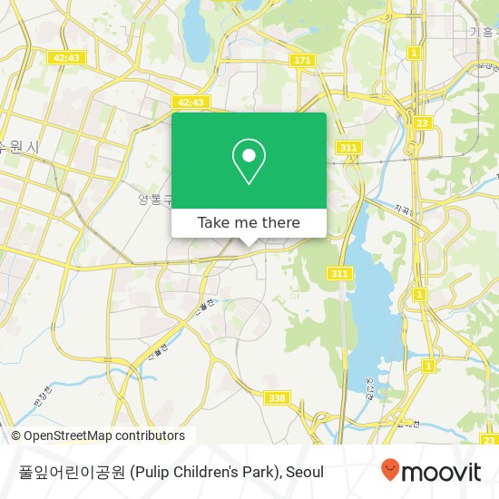 풀잎어린이공원 (Pulip Children's Park) map