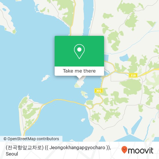 (전곡항앞교차로) (( Jeongokhangapgyocharo )) map