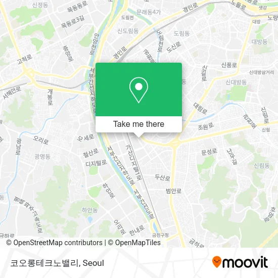 코오롱테크노밸리 map