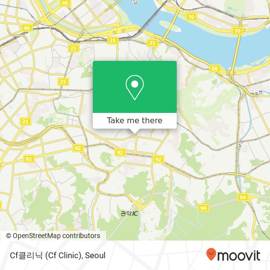 Cf클리닉 (Cf Clinic) map