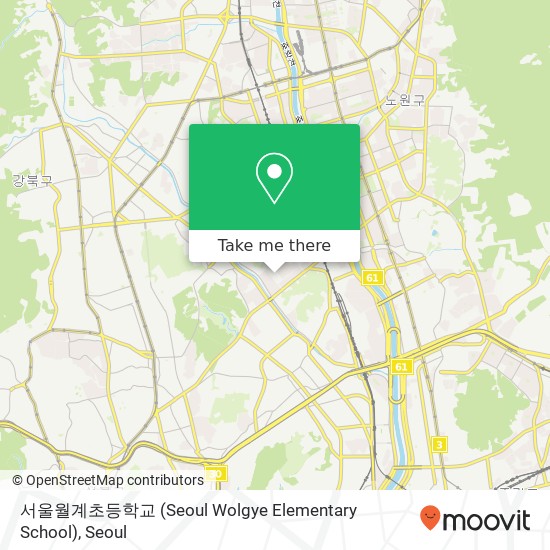 서울월계초등학교 (Seoul Wolgye Elementary School) map