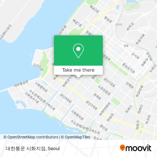 대한통운 시화지점 map
