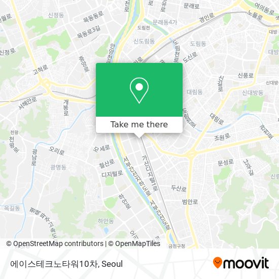 에이스테크노타워10차 map