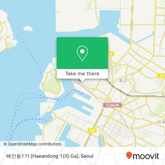 해안동1가 (Haeandong 1(Il)-Ga) map