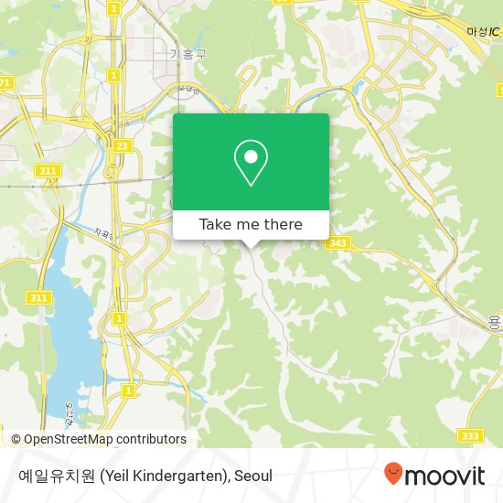 예일유치원 (Yeil Kindergarten) map