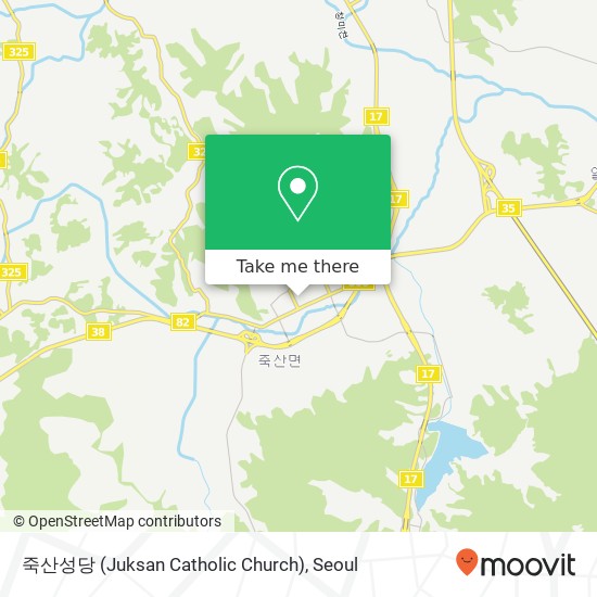 죽산성당 (Juksan Catholic Church) map