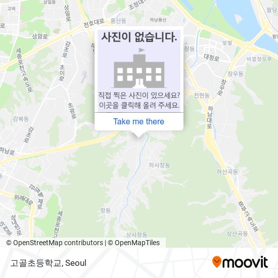 고골초등학교 map