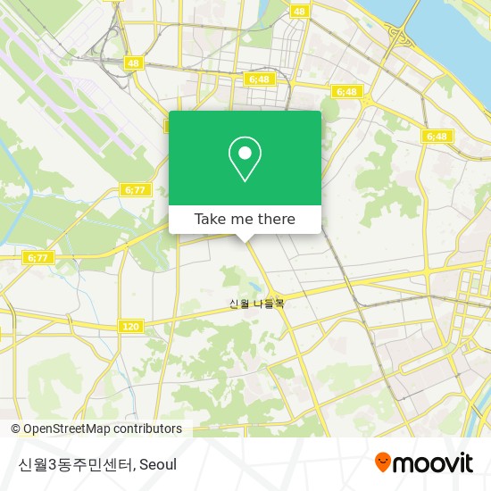 신월3동주민센터 map
