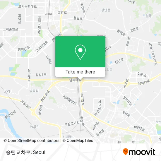 송탄교차로 map