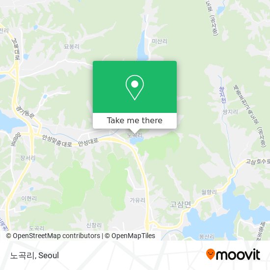 노곡리 map