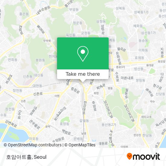 호암아트홀 map