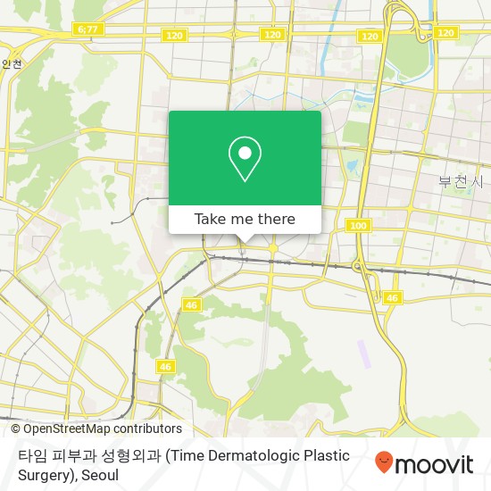 타임 피부과 성형외과 (Time Dermatologic Plastic Surgery) map