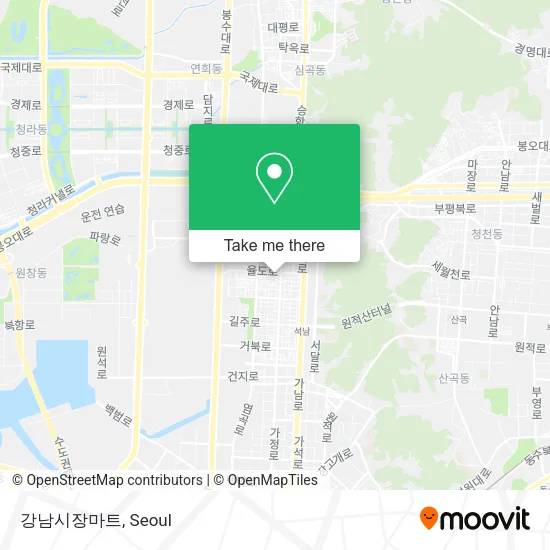 강남시장마트 map
