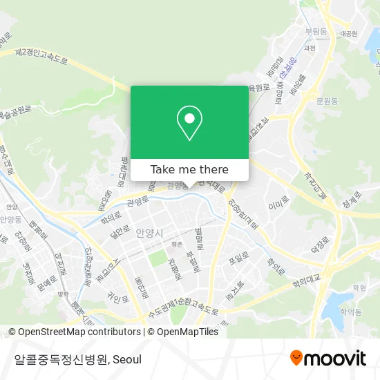 알콜중독정신병원 map