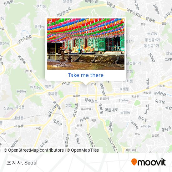 조계사 map