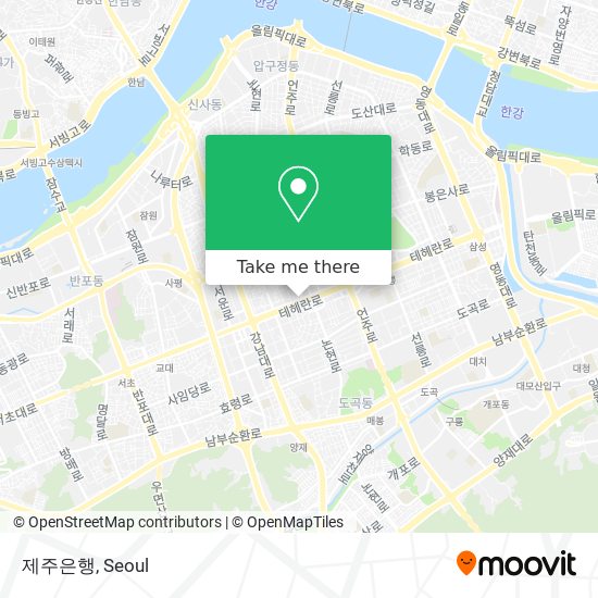 제주은행 map