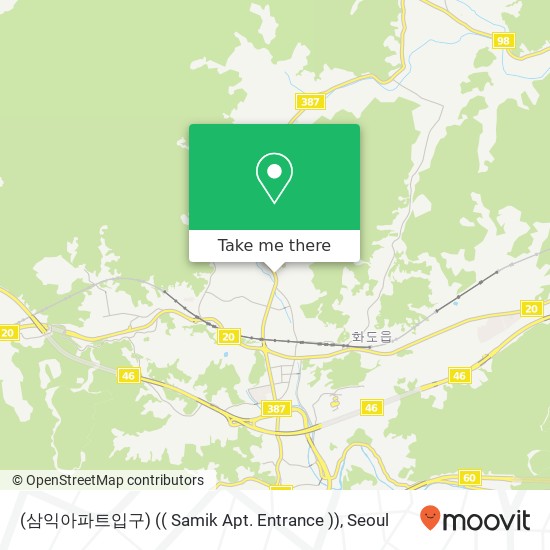 (삼익아파트입구) (( Samik Apt. Entrance )) map