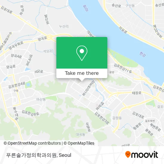 푸른솔가정의학과의원 map