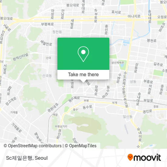 Sc제일은행 map
