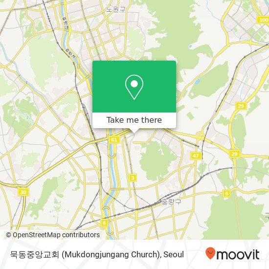 묵동중앙교회 (Mukdongjungang Church) map