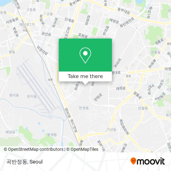 곡반정동 map