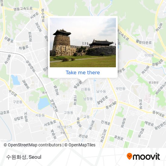 수원화성 map