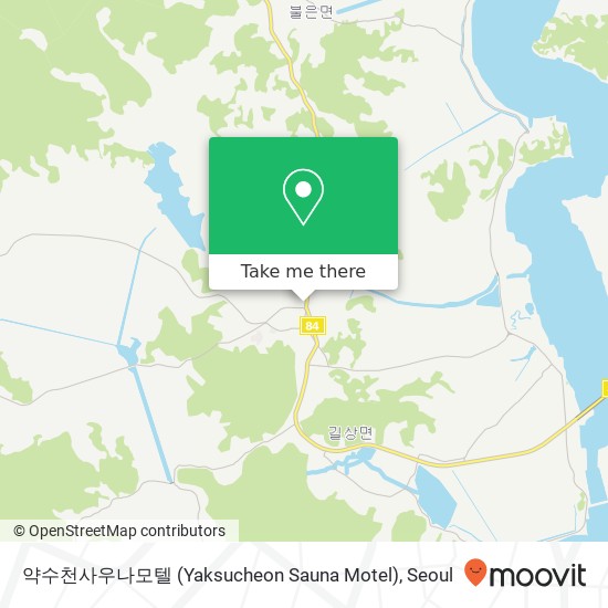 약수천사우나모텔 (Yaksucheon Sauna Motel) map