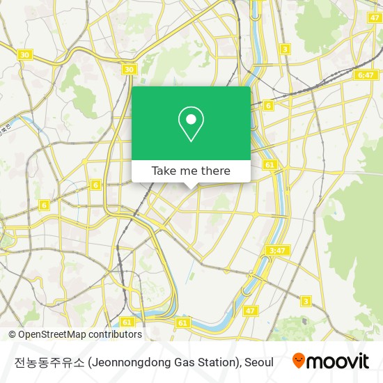 전농동주유소 (Jeonnongdong Gas Station) map