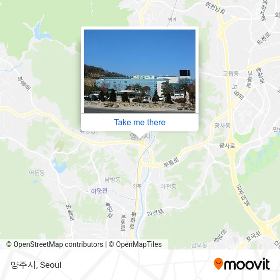 양주시 map