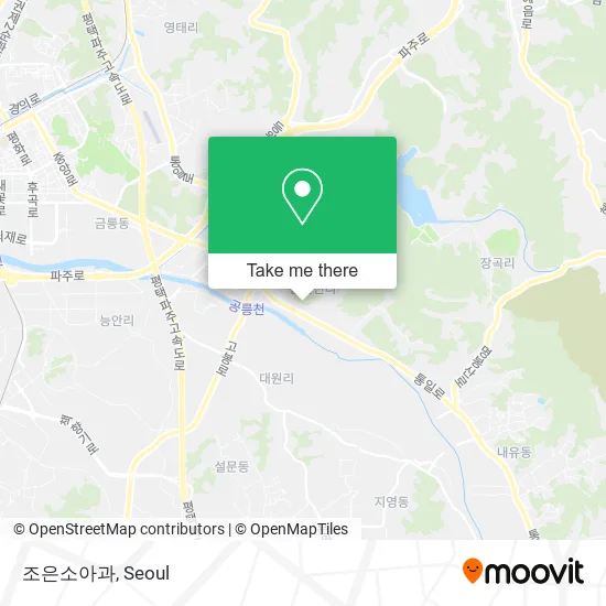 조은소아과 map