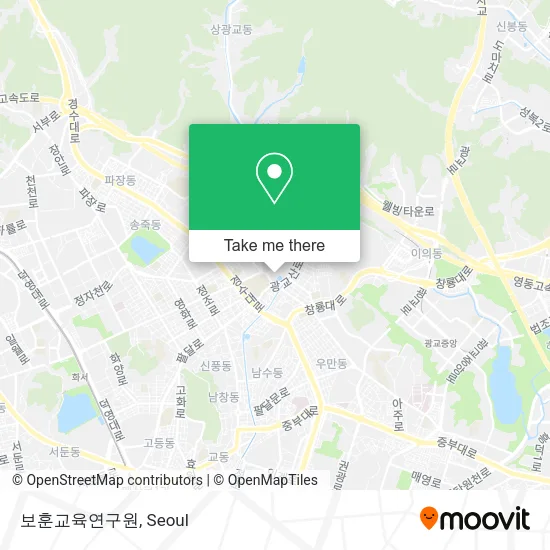 보훈교육연구원 map