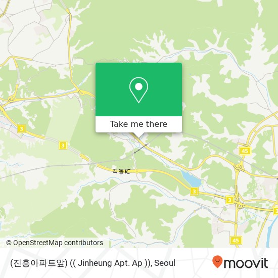 (진흥아파트앞) (( Jinheung Apt. Ap )) map