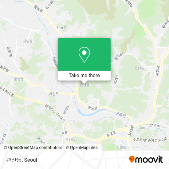 관산동 map
