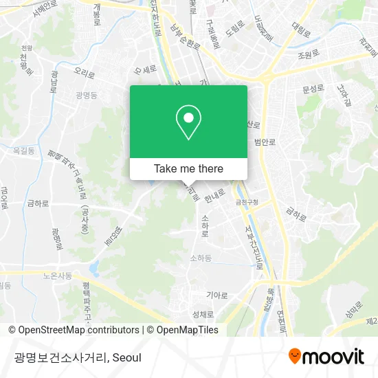 광명보건소사거리 map