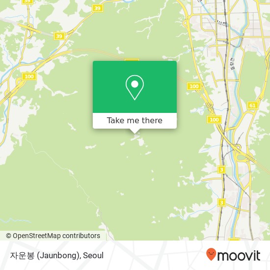 자운봉 (Jaunbong) map