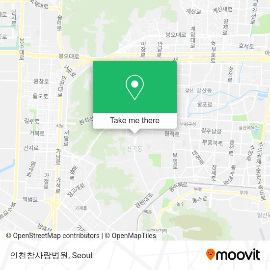 인천참사랑병원 map