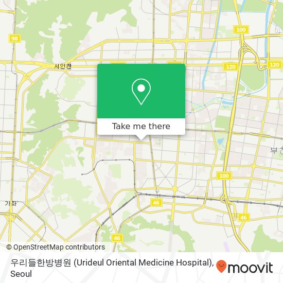 우리들한방병원 (Urideul Oriental Medicine Hospital) map
