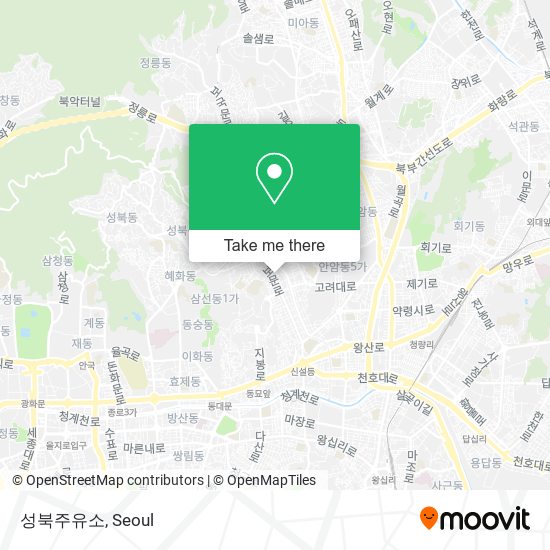 성북주유소 map