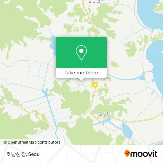 호남산장 map