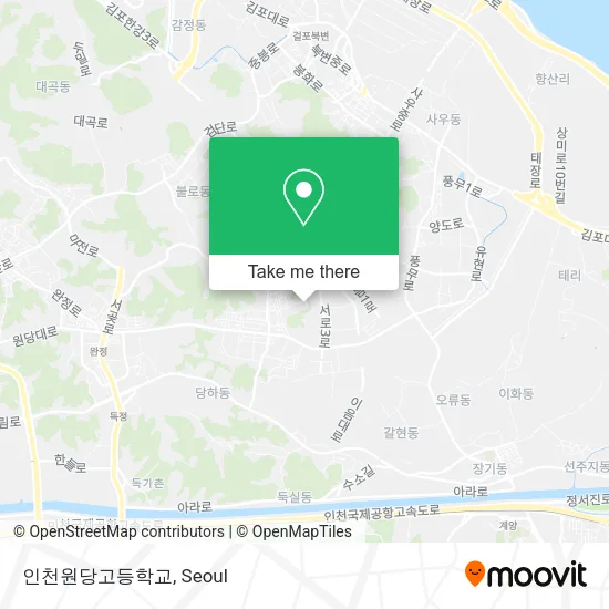 인천원당고등학교 map