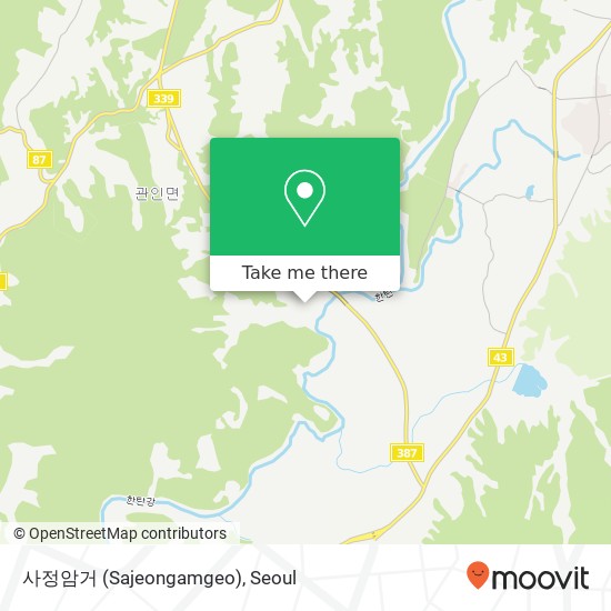 사정암거 (Sajeongamgeo) map