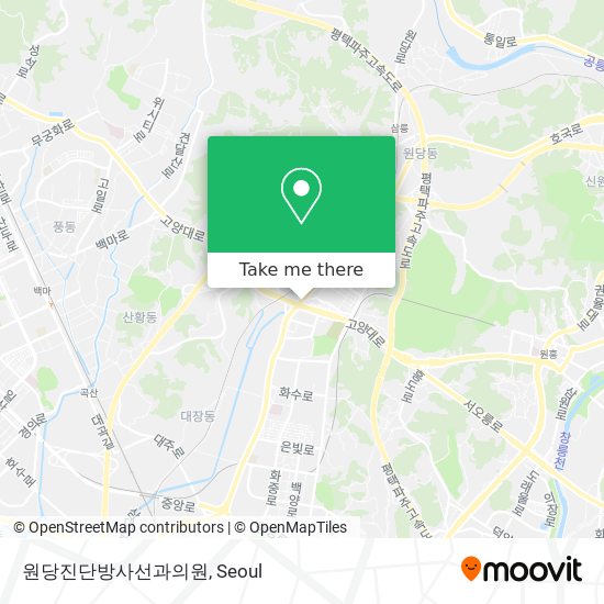 원당진단방사선과의원 map